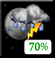 Thursday Night: Showers And Thunderstorms Likely then Patchy Fog